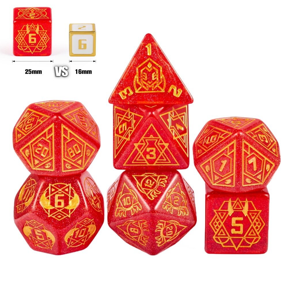Базовый набор RPG Dice Alien из 7 кубиков RGFK
Базовый набор RPG Dice Alien из 7 кубиков RGFK