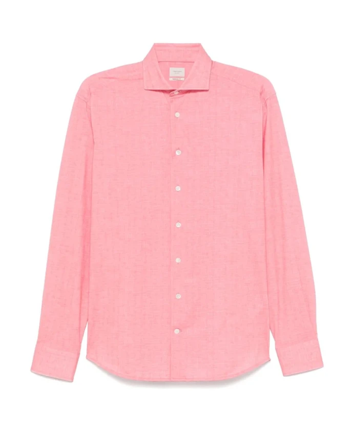 Рубашка с отложным воротником Traiano Milano, розовый
Рубашка с отложным воротником Traiano Milano, розовый