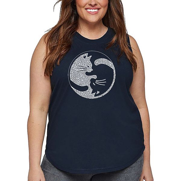 Женская футболка plus size с принтом - yin yang cat La Pop Art, Navy, Синий, Женская футболка plus size с принтом - yin yang cat La Pop Art, Navy
Женская футболка plus size с принтом - yin yang cat La Pop Art, Navy, Синий, Женская футболка plus size с принтом - yin yang cat La Pop Art, Navy
