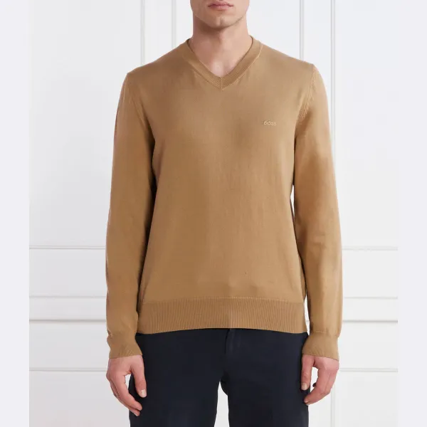 Свитер Pacello – стандартная посадка Boss, коричневый
Свитер Pacello – стандартная посадка Boss, коричневый