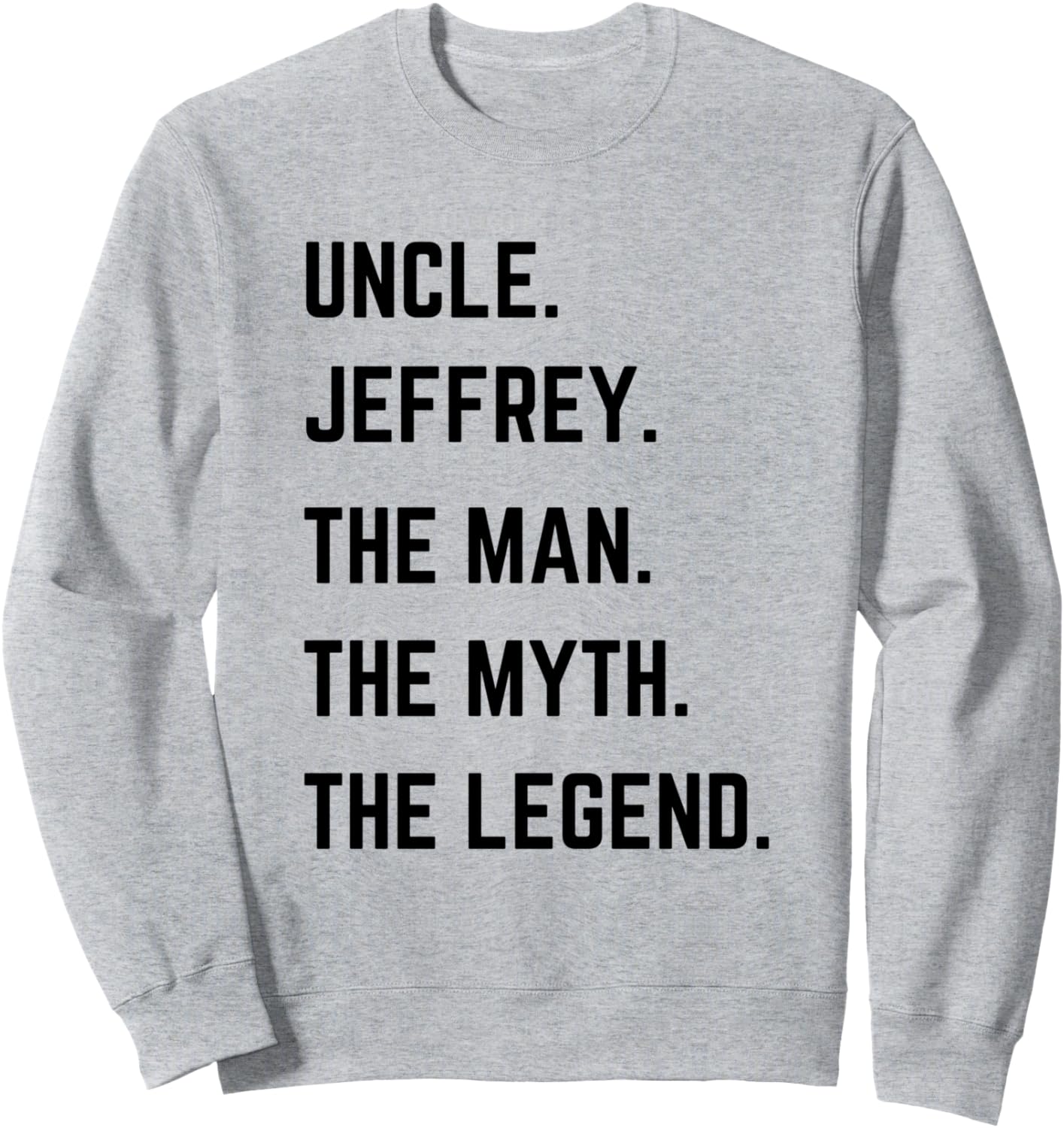 Толстовка ко Дню отца «Дядя Джеффри: Человек, Миф, Легенда» Uncle The Man The Myth The Legend Mens Gifts, серый
Толстовка ко Дню отца «Дядя Джеффри: Человек, Миф, Легенда» Uncle The Man The Myth The Legend Mens Gifts, серый