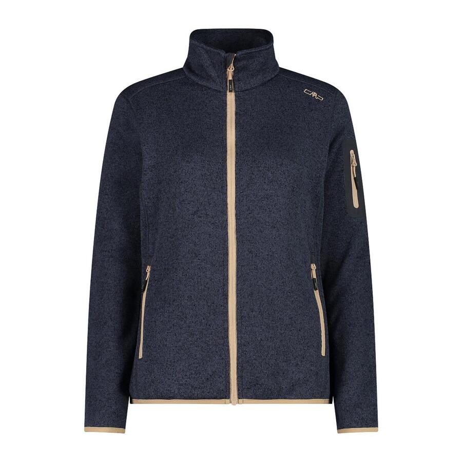 Женская трикотажная куртка из меланжевого флиса CMP 3H14746
Женская трикотажная куртка из меланжевого флиса CMP 3H14746