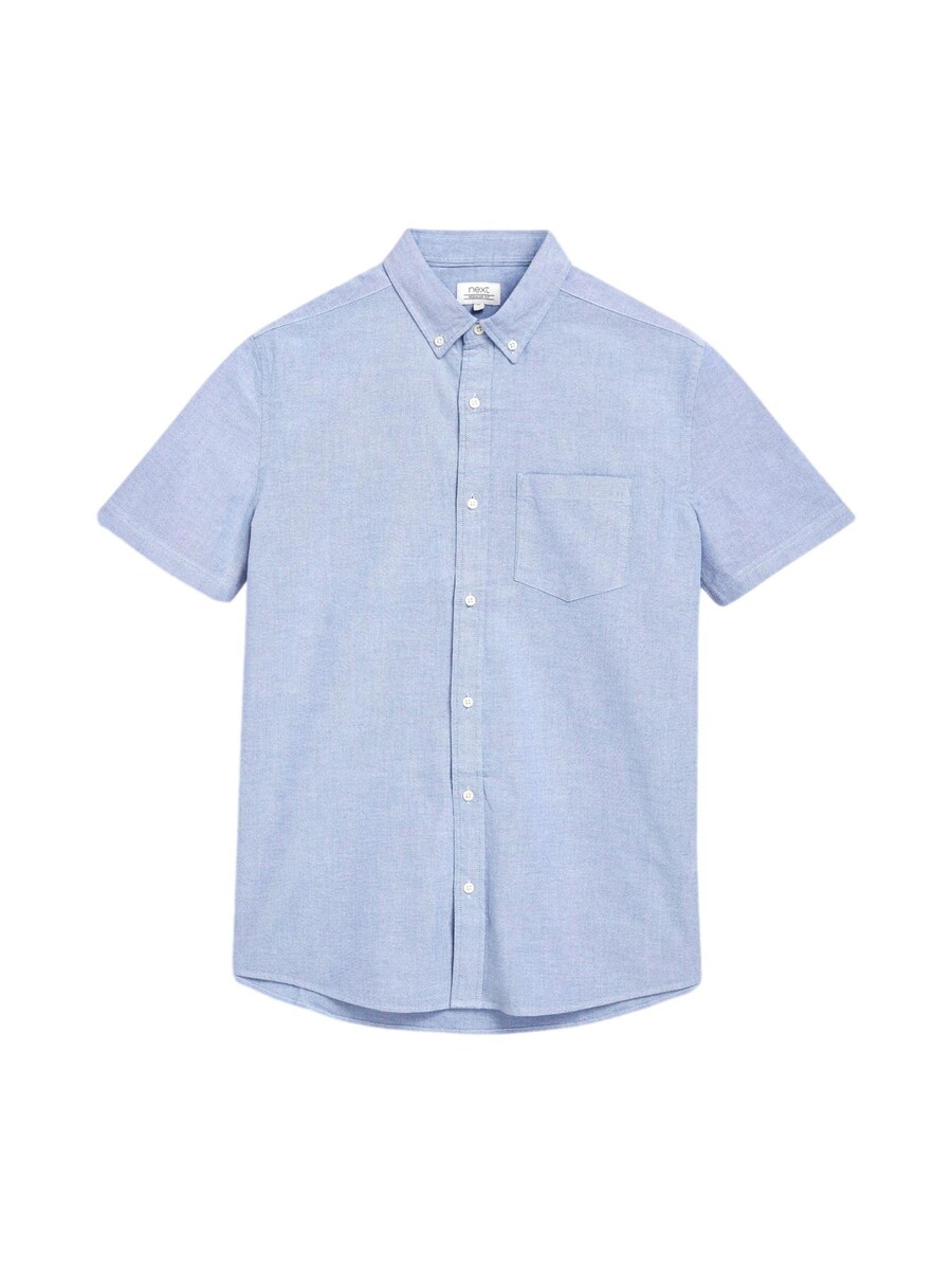 Рубашка обычного кроя на пуговицах Next, светло-синий
Рубашка обычного кроя на пуговицах Next, светло-синий