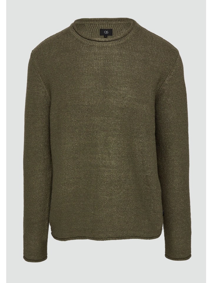 Вязаный свитер цвета 7967_оливковый QS
Вязаный свитер цвета 7967_оливковый QS