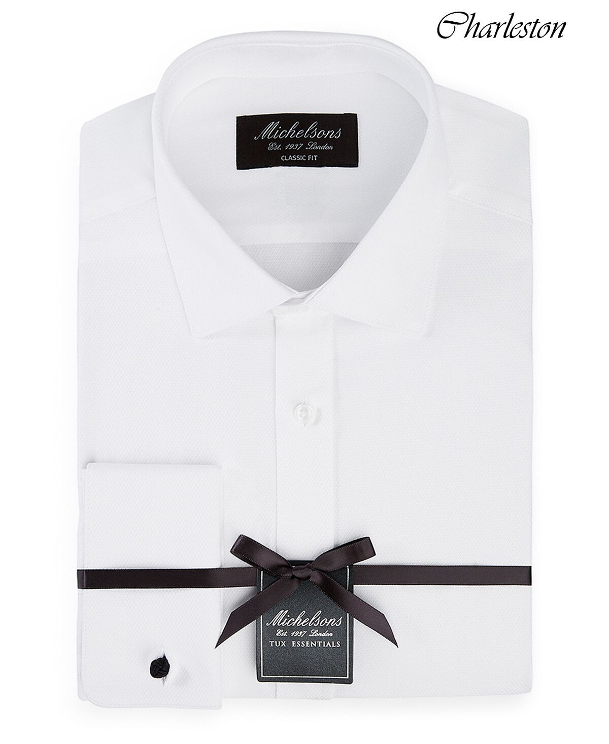 Мужская рубашка-смокинг классического/стандартного кроя, однотонная рубашка с французскими манжетами Michelsons
Мужская рубашка-смокинг классического/стандартного кроя, однотонная рубашка с французскими манжетами Michelsons