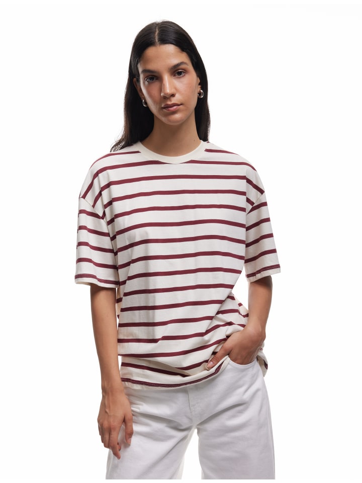 Футболка SS BSC в бордовую полоску KOTON
Футболка SS BSC в бордовую полоску KOTON