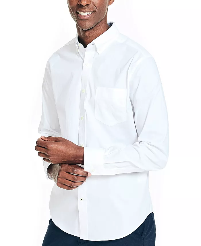 Мужская рубашка с длинным рукавом на пуговицах Nautica, белый
Мужская рубашка с длинным рукавом на пуговицах Nautica, белый