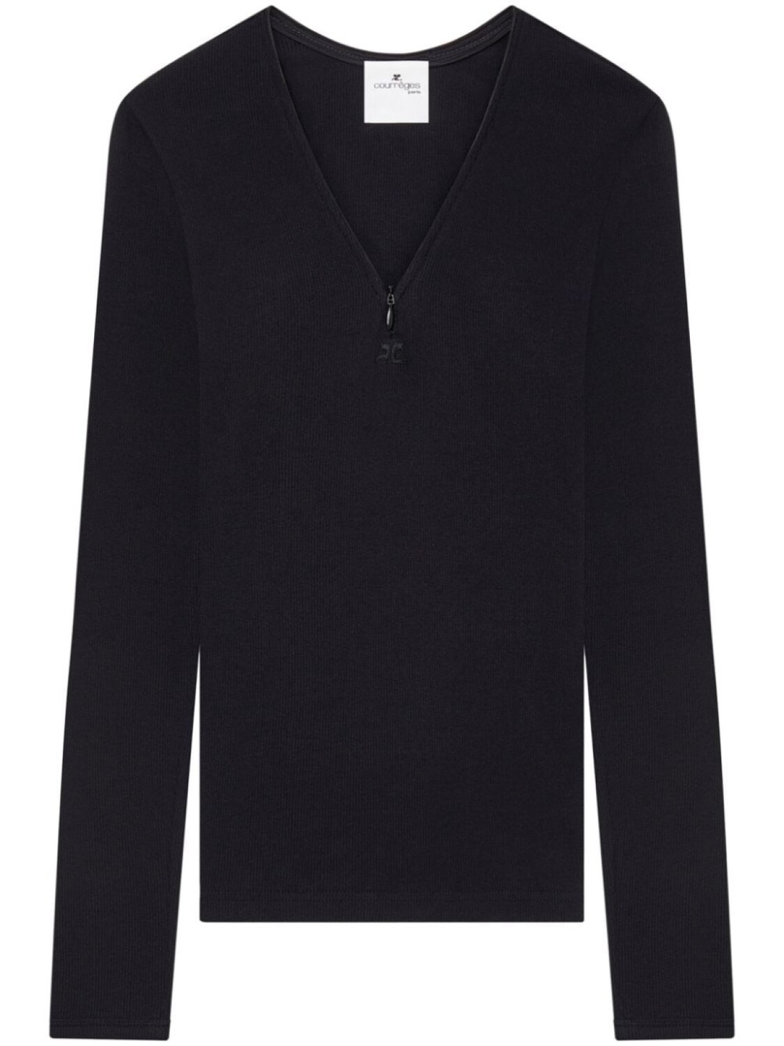 Courrèges футболка 90's с воротником на молнии, черный
Courrèges футболка 90's с воротником на молнии, черный