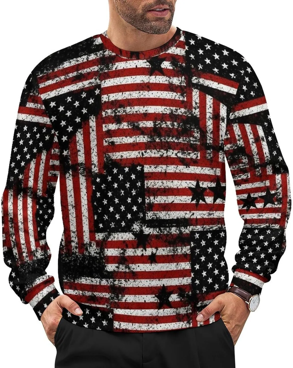 Мужской классический пуловер с длинными рукавами и круглым вырезом Meaudiwes
Мужской классический пуловер с длинными рукавами и круглым вырезом Meaudiwes