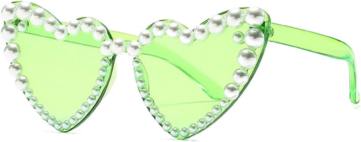 Солнцезащитные очки Laureles без оправы в форме сердца с жемчужными вставками для женщин, винтажные солнцезащитные очки в стиле Y2K, для отдыха на природе и пляже, C4
Солнцезащитные очки Laureles без оправы в форме сердца с жемчужными вставками для женщин, винтажные солнцезащитные очки в стиле Y2K, для отдыха на природе и пляже, C4