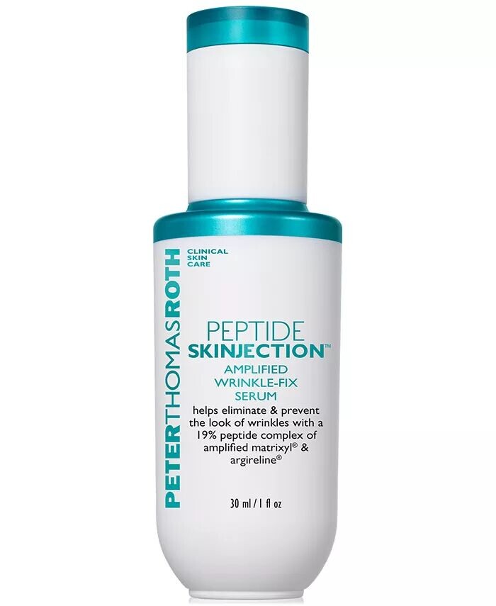 Peptide Skinjection, усиленная сыворотка для устранения морщин, 1 унция Peter Thomas Roth
Peptide Skinjection, усиленная сыворотка для устранения морщин, 1 унция Peter Thomas Roth