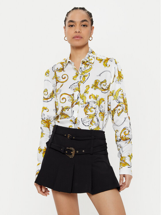 Свободная рубашка 78HAL222 Versace Jeans Couture, белый
Свободная рубашка 78HAL222 Versace Jeans Couture, белый