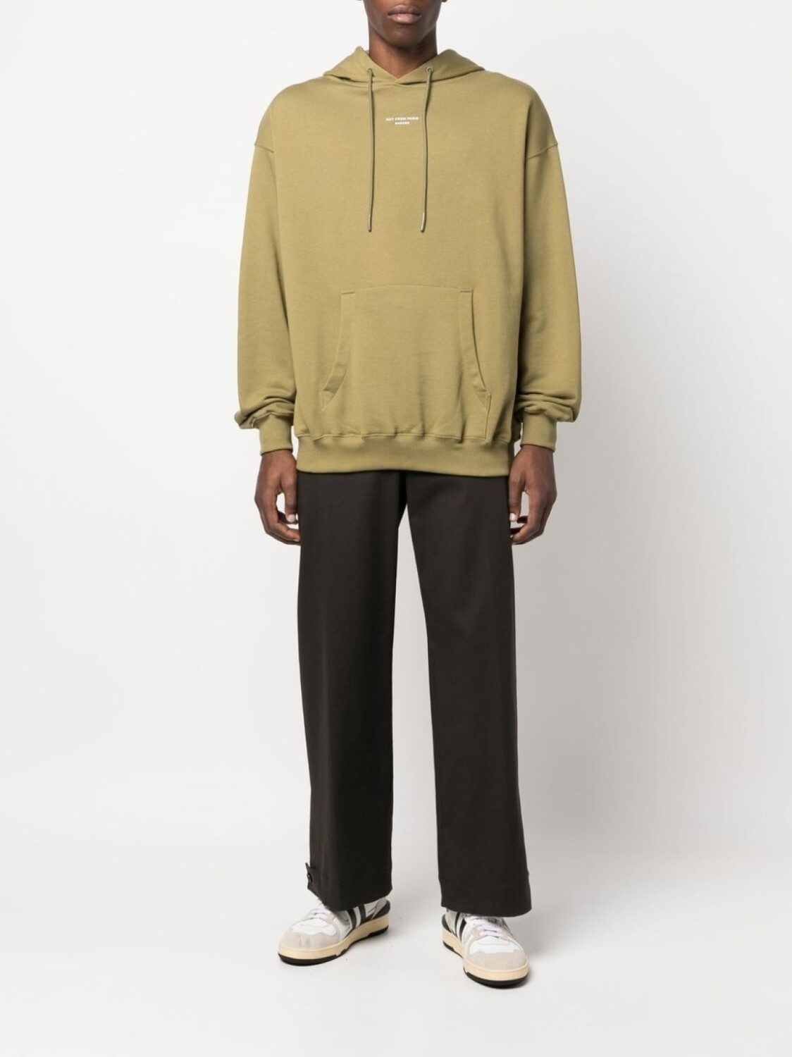 Drôle De Monsieur худи с кулиской и надписью, зеленый
Drôle De Monsieur худи с кулиской и надписью, зеленый