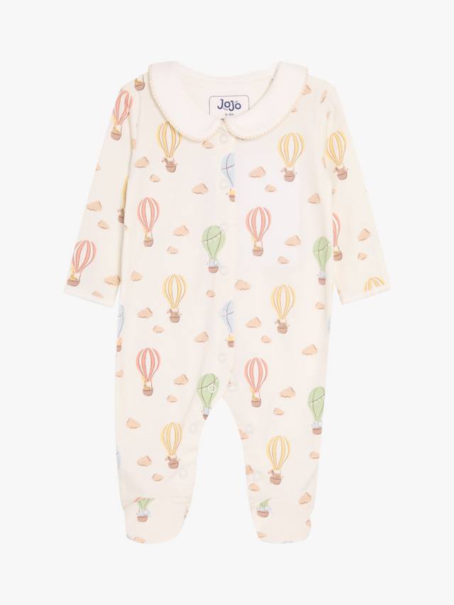 Детский хлопчатобумажный комбинезон для сна с принтом на воздушном шаре JoJo Maman Bébé, кремовый
Детский хлопчатобумажный комбинезон для сна с принтом на воздушном шаре JoJo Maman Bébé, кремовый