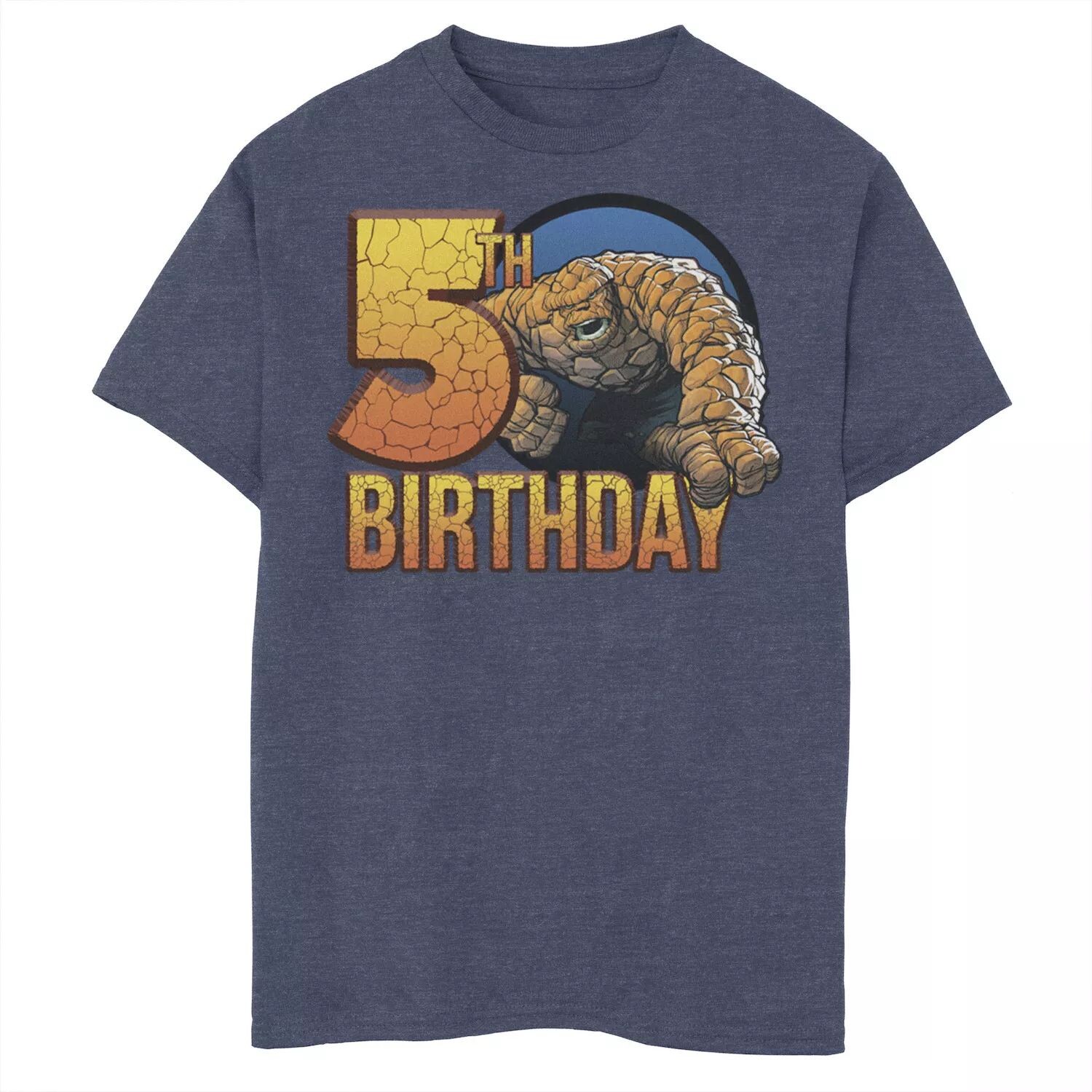 Футболка с рисунком на 5-летие The Thing для мальчиков 8–20 лет Marvel Fantastic Four The Thing Marvel 
Футболка с рисунком на 5-летие The Thing для мальчиков 8–20 лет Marvel Fantastic Four The Thing Marvel