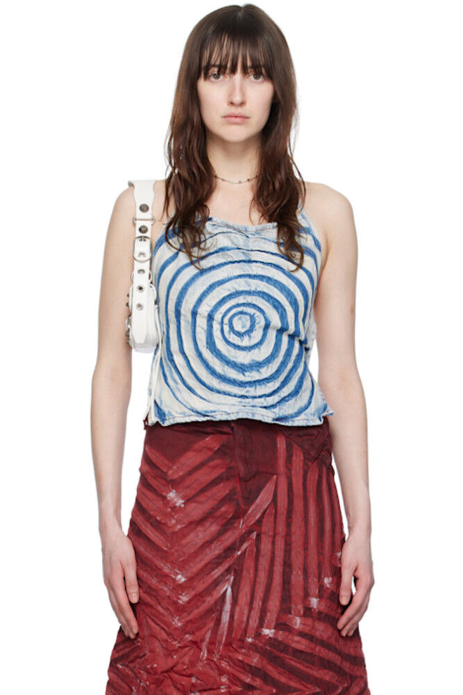 Синяя джинсовая майка с бретелью через шею Masha Popova
Синяя джинсовая майка с бретелью через шею Masha Popova