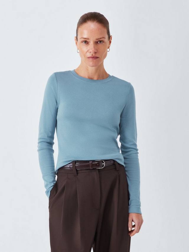 Футболка с длинным рукавом и круглым вырезом из органического хлопка John Lewis, Blue
Футболка с длинным рукавом и круглым вырезом из органического хлопка John Lewis, Blue