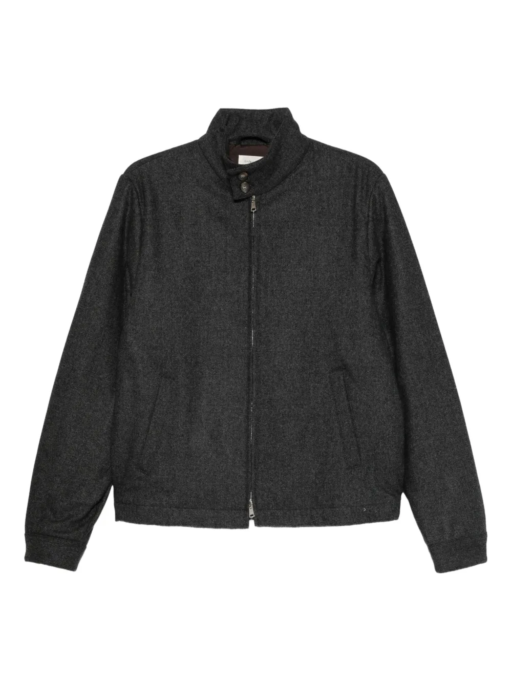 Куртка на молнии с узором в елочку Tintoria Mattei, черный
Куртка на молнии с узором в елочку Tintoria Mattei, черный