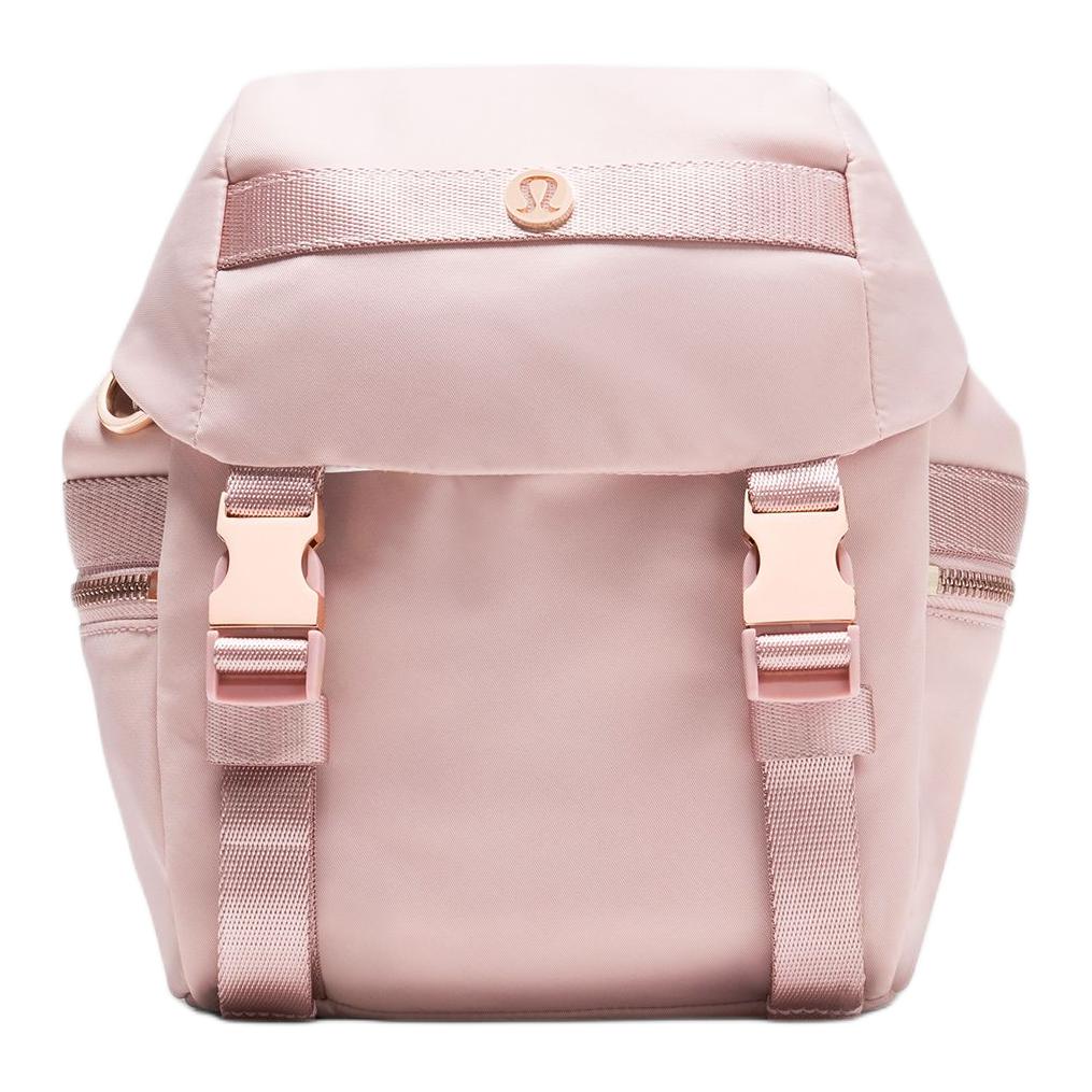Lululemon Мини рюкзак женский розовый с боковой застежкой фастекс, Pink
Lululemon Мини рюкзак женский розовый с боковой застежкой фастекс, Pink