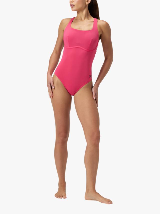 Купальник с гибкой лентой Speedo, Raspberry Fill
Купальник с гибкой лентой Speedo, Raspberry Fill