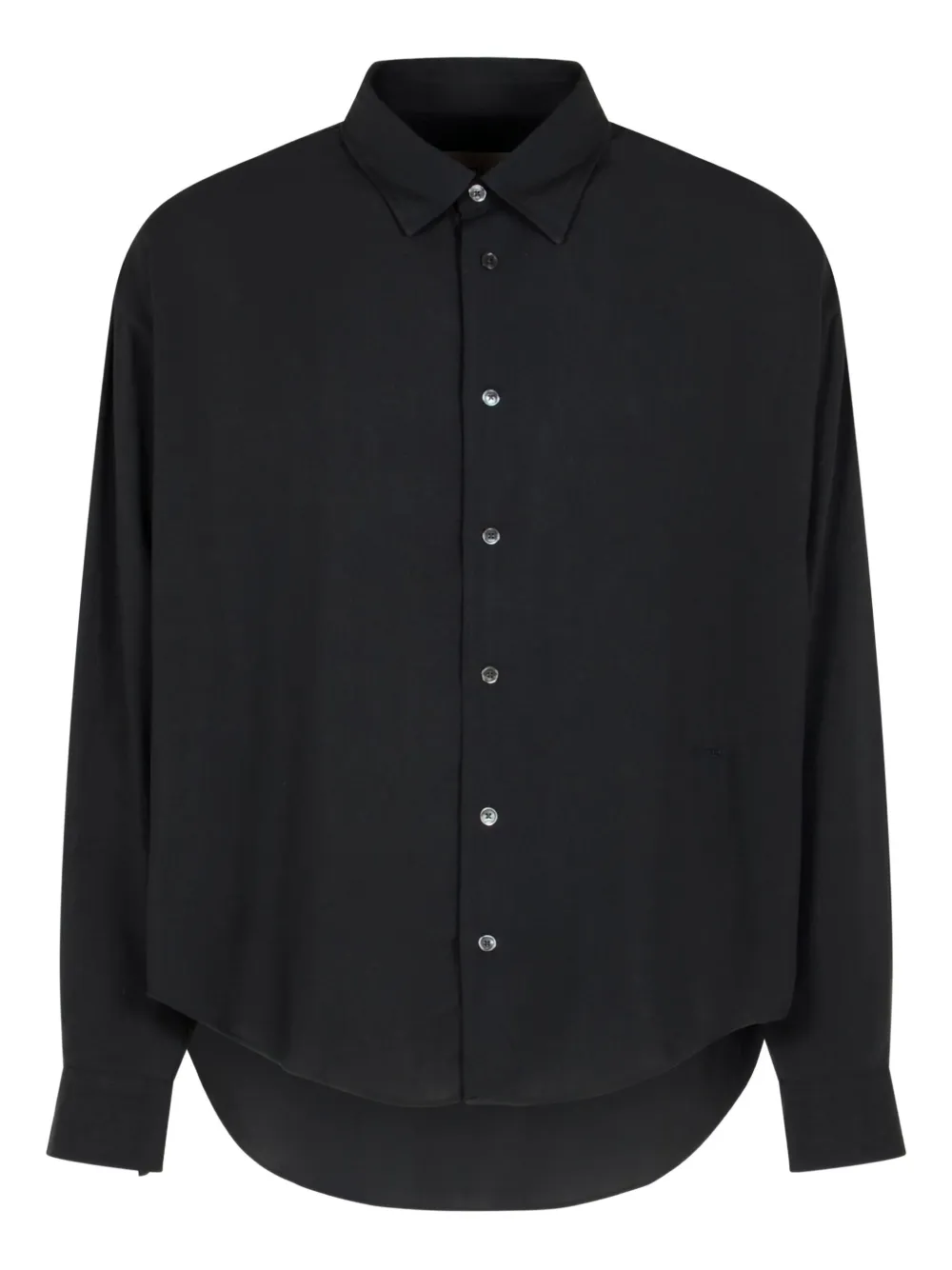 Рубашка с вышитым логотипом AMI Paris, черный
Рубашка с вышитым логотипом AMI Paris, черный