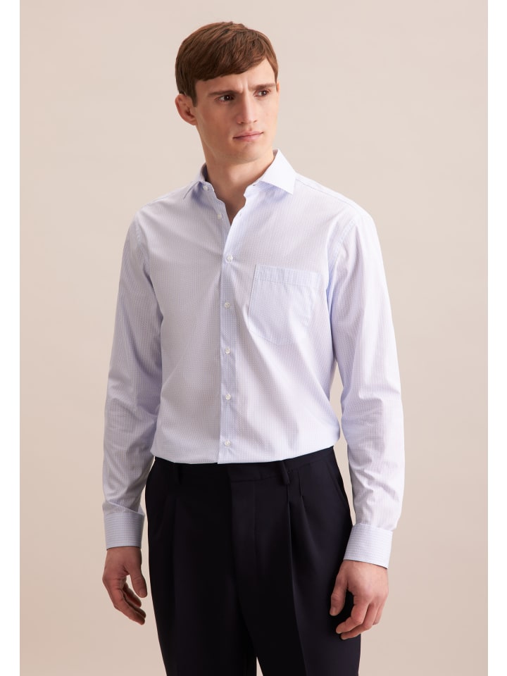 Рубашка Seidensticker, светло-синий
Рубашка Seidensticker, светло-синий