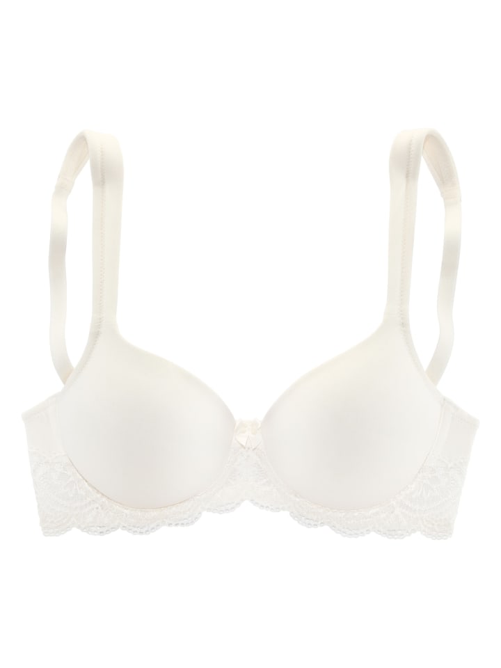 Бюстгальтер на косточках LASCANA, кремовый
Бюстгальтер на косточках LASCANA, кремовый