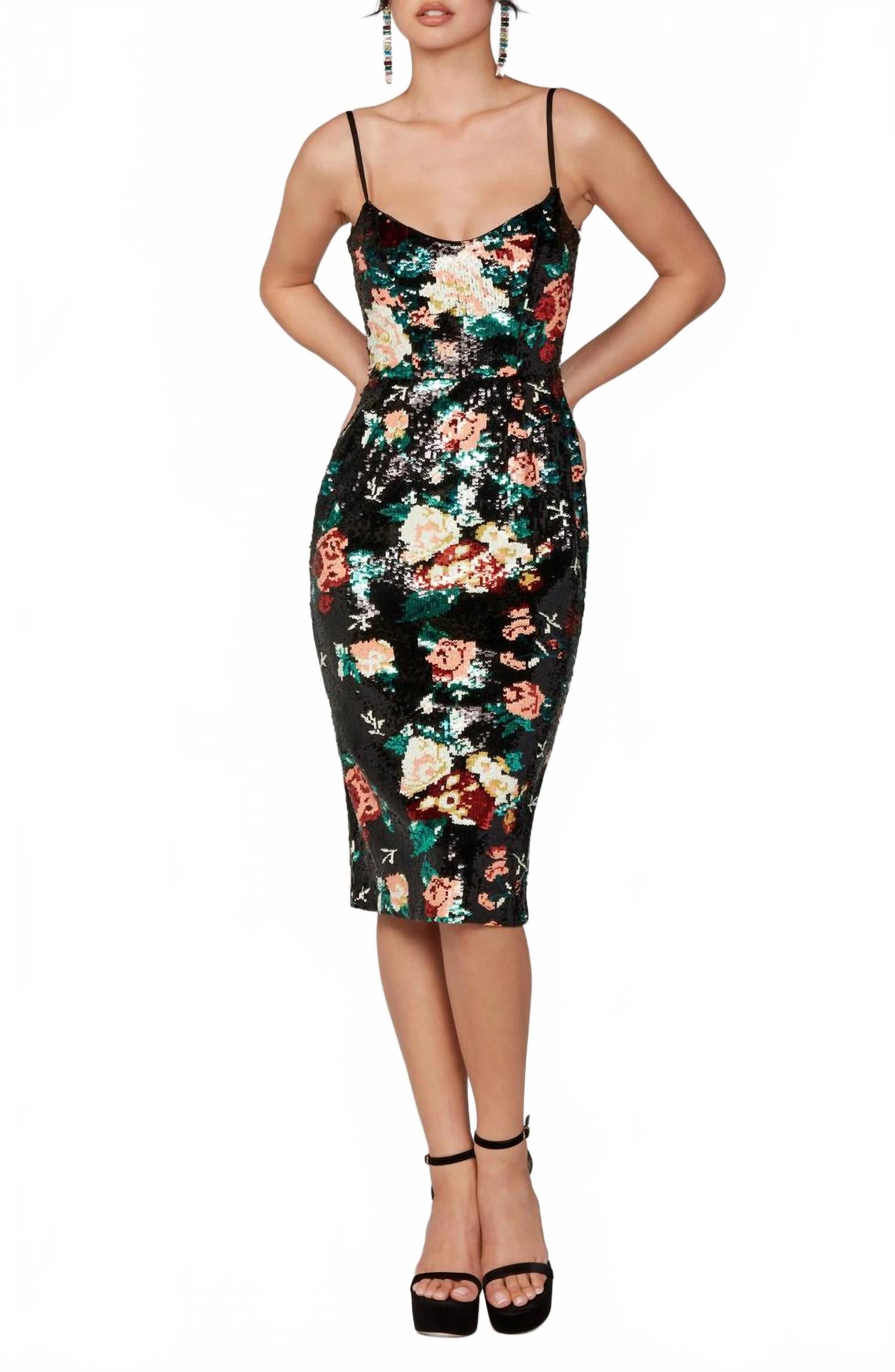 Хейден платье в черный цветочный принт HELSI
Хейден платье в черный цветочный принт HELSI