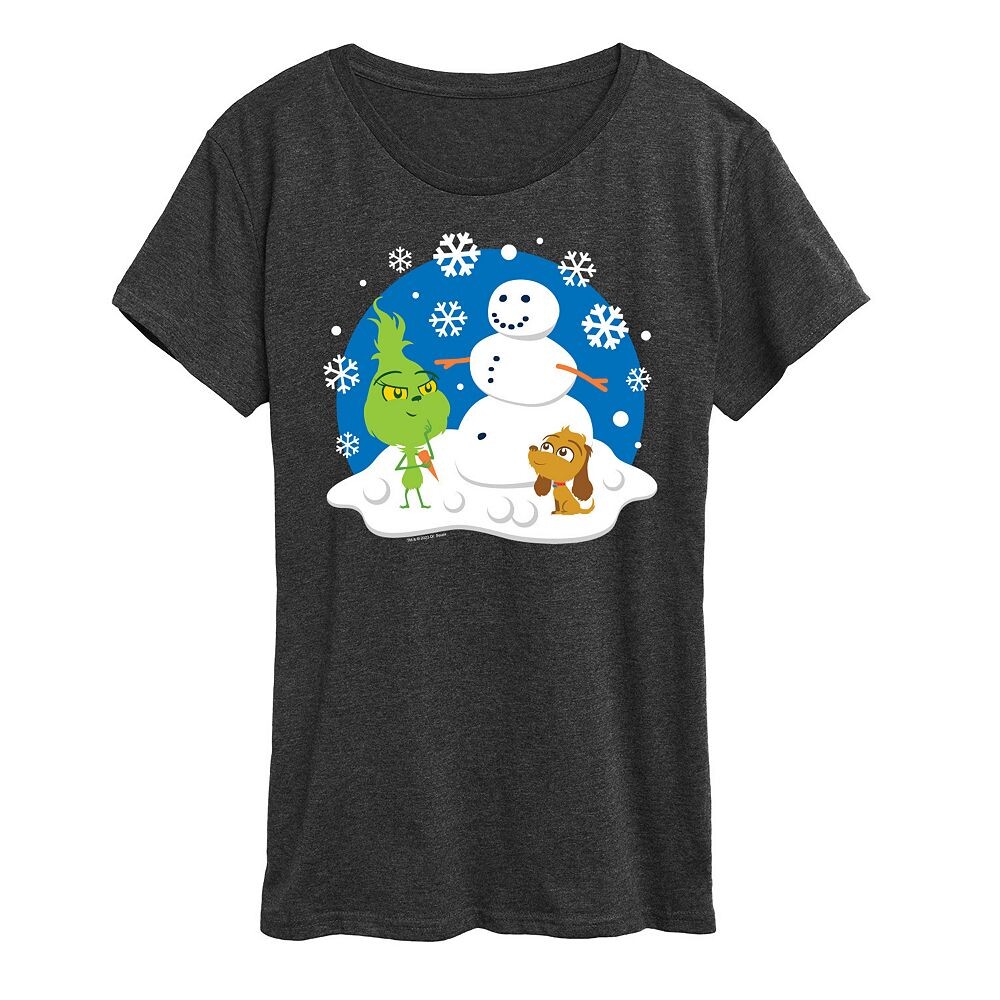 Женская футболка с рисунком «Снеговик Доктор Сьюз и Гринч» Licensed Character, цвет Charcoal Heather
Женская футболка с рисунком «Снеговик Доктор Сьюз и Гринч» Licensed Character, цвет Charcoal Heather