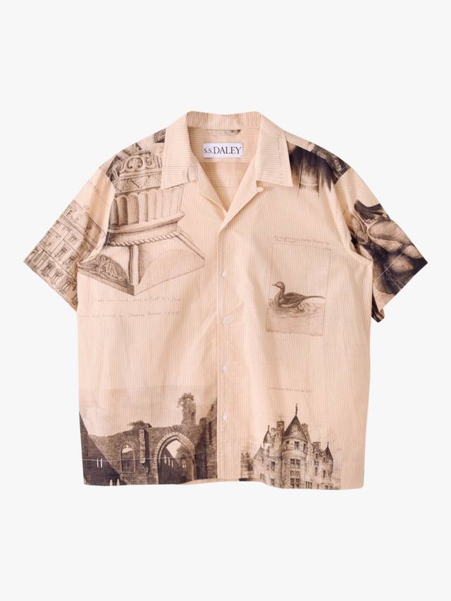 Хлопковая рубашка регулярного кроя с принтом S.S.DALEY, Orange White
Хлопковая рубашка регулярного кроя с принтом S.S.DALEY, Orange White
