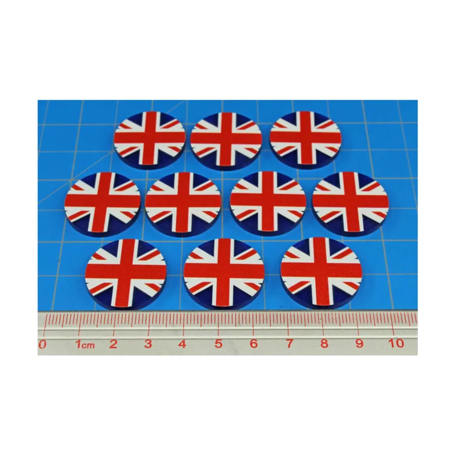 Премиальные печатные жетоны крупных фракций времен Второй мировой войны — Британский Юнион Джек, Token Sets - WWII Factions & Flags
Премиальные печатные жетоны крупных фракций времен Второй мировой войны — Британский Юнион Джек, Token Sets - WWII Factions & Flags