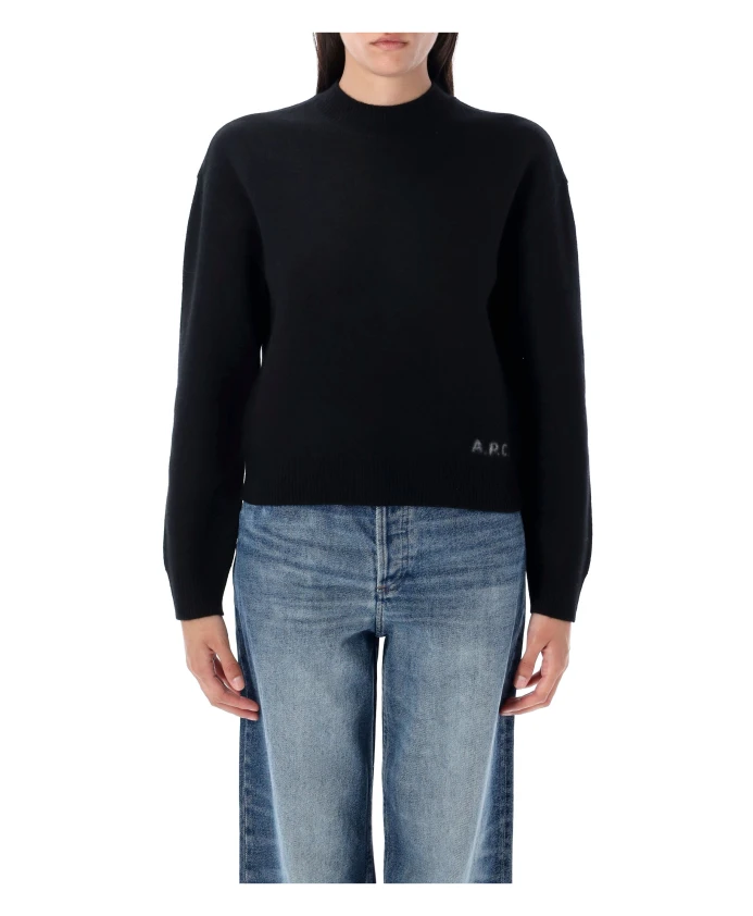 Черный вязаный свитер с круглым вырезом, осень-зима 2025 A.P.C., черный
Черный вязаный свитер с круглым вырезом, осень-зима 2025 A.P.C., черный