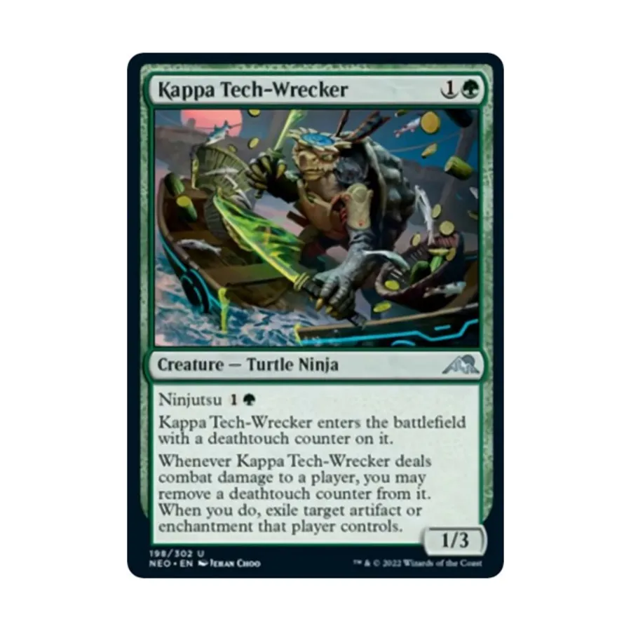 CCG Каппа Техновредитель (U), MTG - Kamigawa : Neon Dynasty
CCG Каппа Техновредитель (U), MTG - Kamigawa : Neon Dynasty