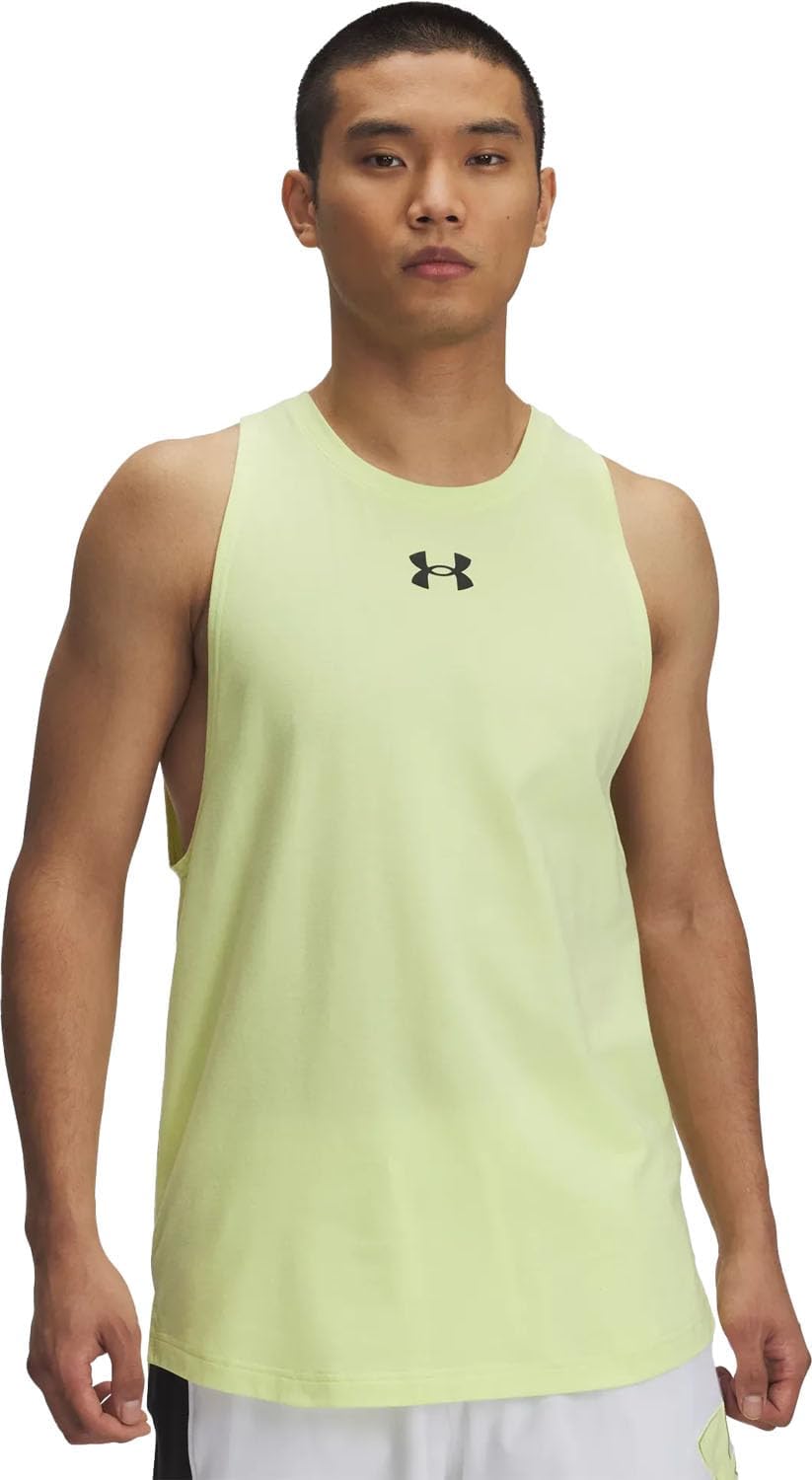 Under Armour мужская базовая хлопковая майка, (727) Sonic Yellow/Black
Under Armour мужская базовая хлопковая майка, (727) Sonic Yellow/Black