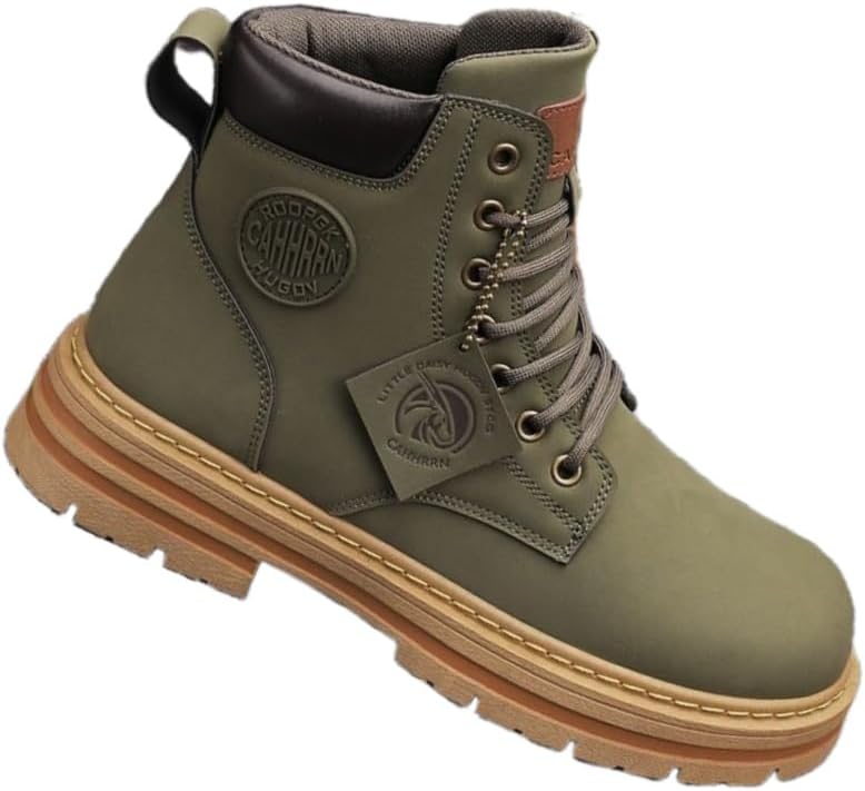 Мужские высокие короткие ботинки большого размера - противоскользящие и прочные, модные и универсальные, подходят для путешествий и активного отдыха Fmshi, зеленый
Мужские высокие короткие ботинки большого размера - противоскользящие и прочные, модные и универсальные, подходят для путешествий и активного отдыха Fmshi, зеленый