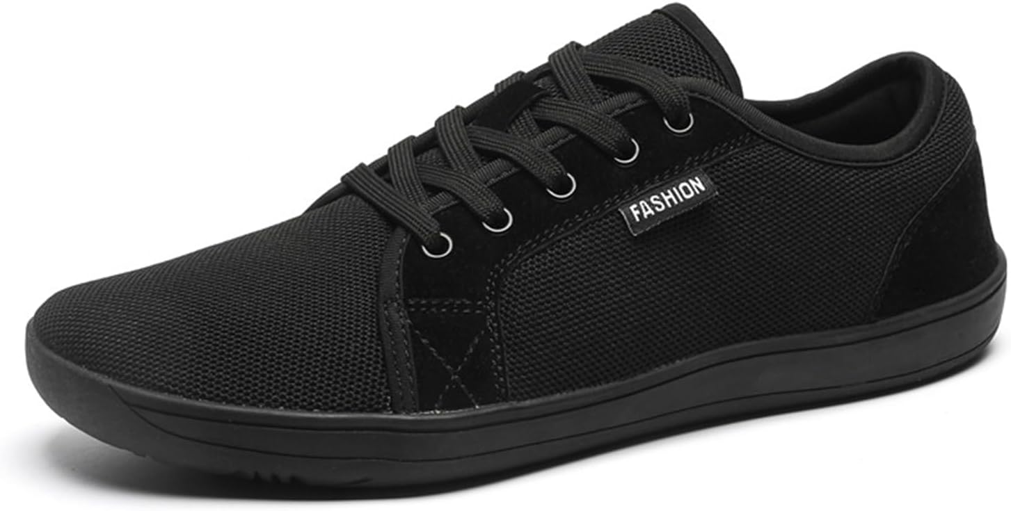 Мужские минималистичные вязаные кроссовки с широкой подошвой и нулевым перепадом, шнуровкой, удобные для бега, прогулок и повседневной носки Glbdu, черный
Мужские минималистичные вязаные кроссовки с широкой подошвой и нулевым перепадом, шнуровкой, удобные для бега, прогулок и повседневной носки Glbdu, черный