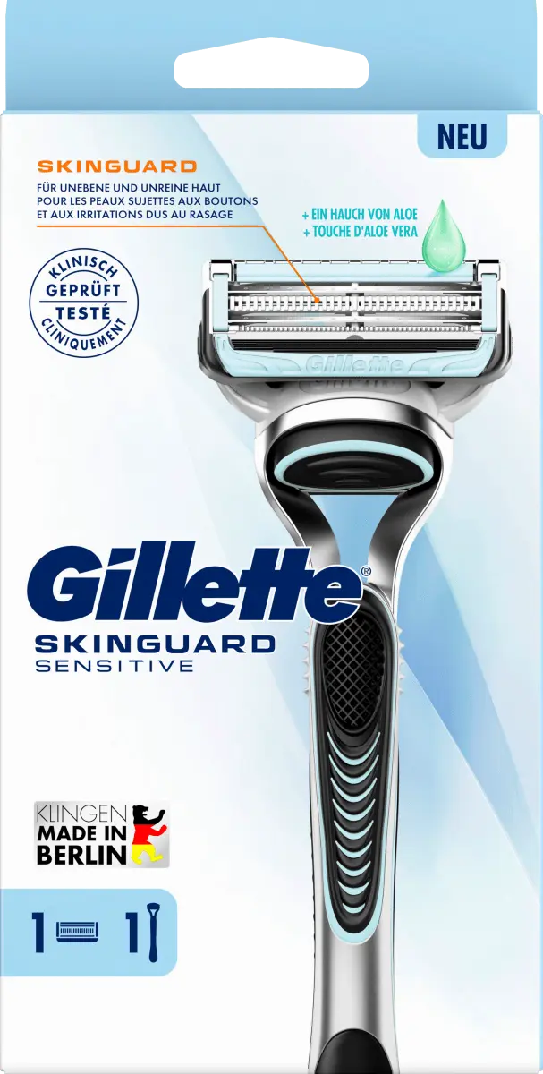 Бритва Skinguard Sensitive 1 шт. Gillette
Бритва Skinguard Sensitive 1 шт. Gillette