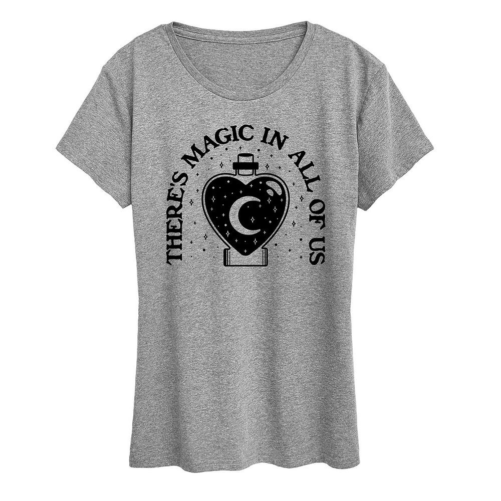 Женская футболка с рисунком «В каждом из нас есть волшебство» Licensed Character, цвет Heather Gray
Женская футболка с рисунком «В каждом из нас есть волшебство» Licensed Character, цвет Heather Gray