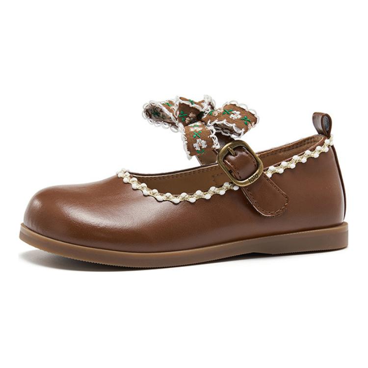 Детские кожаные туфли с нескользящей подошвой TATA, коричневый
Детские кожаные туфли с нескользящей подошвой TATA, коричневый