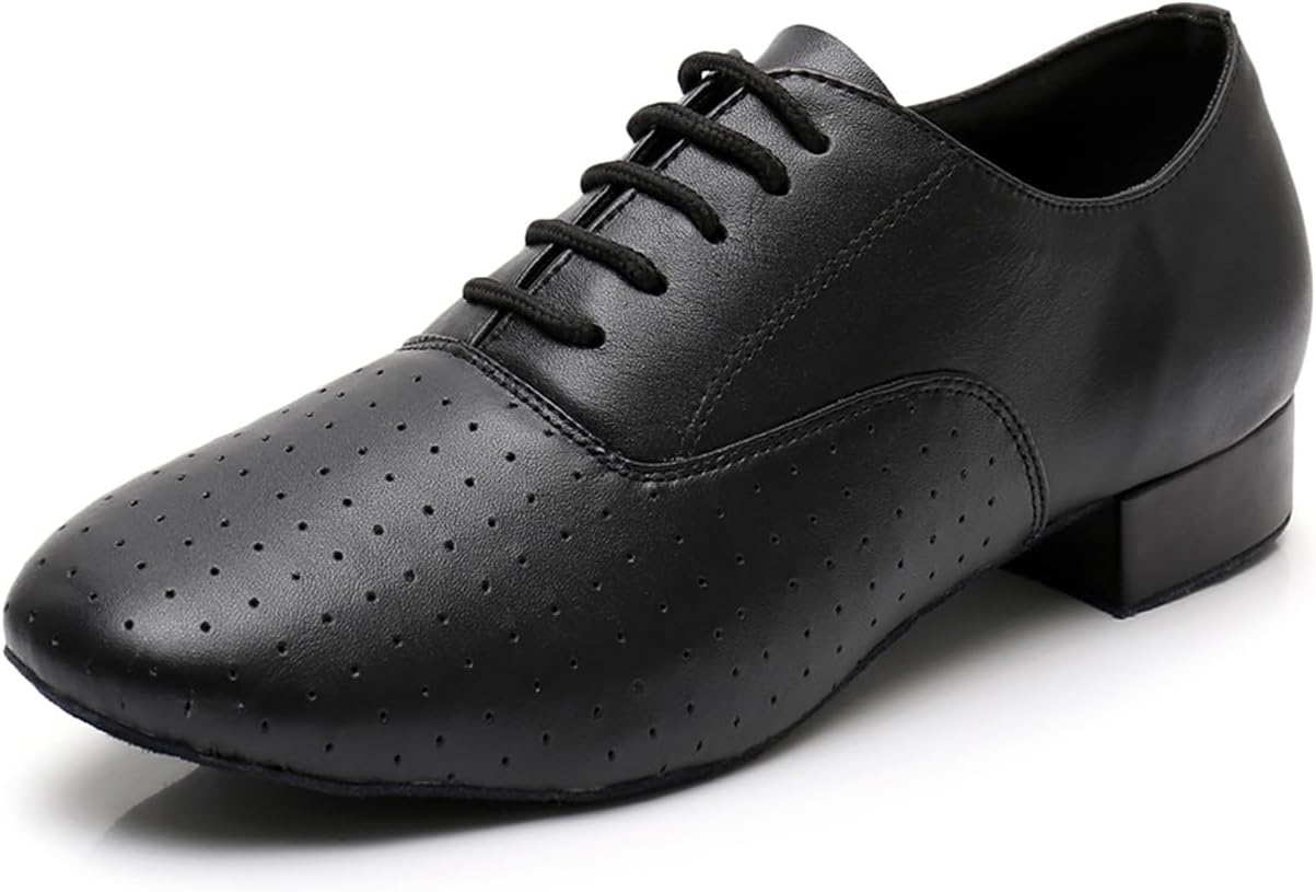 Мужские кожаные танцевальные туфли SWDZM для стандартного и латинского танго, современных танцев, профессиональные тренировочные туфли, 8009-black-suede Sole
Мужские кожаные танцевальные туфли SWDZM для стандартного и латинского танго, современных танцев, профессиональные тренировочные туфли, 8009-black-suede Sole