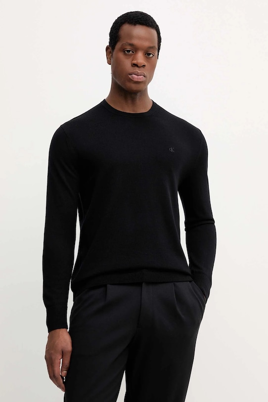 Шерстяной свитер Calvin Klein, черный
Шерстяной свитер Calvin Klein, черный