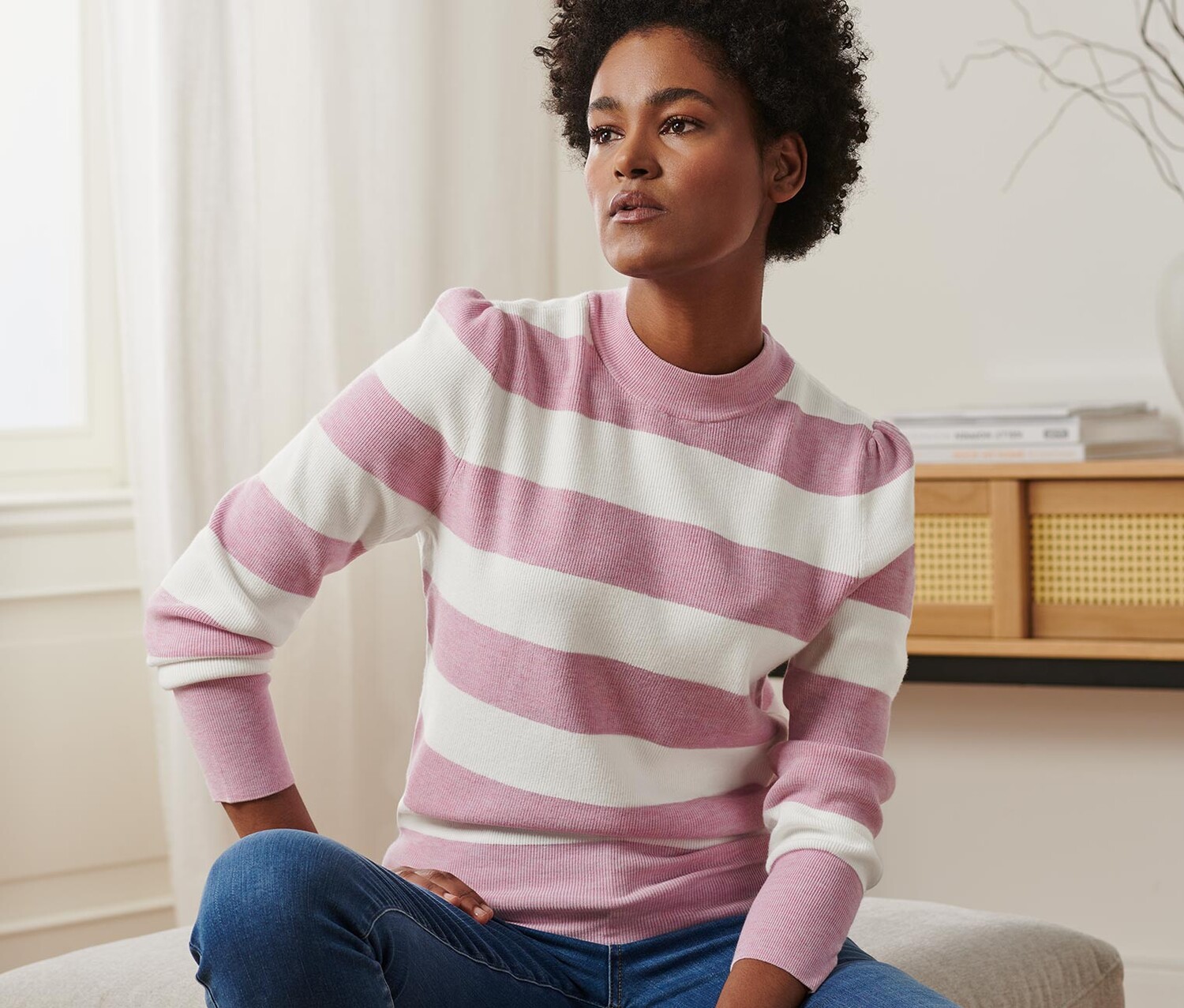 Свитер с объемными рукавами Tchibo
Свитер с объемными рукавами Tchibo