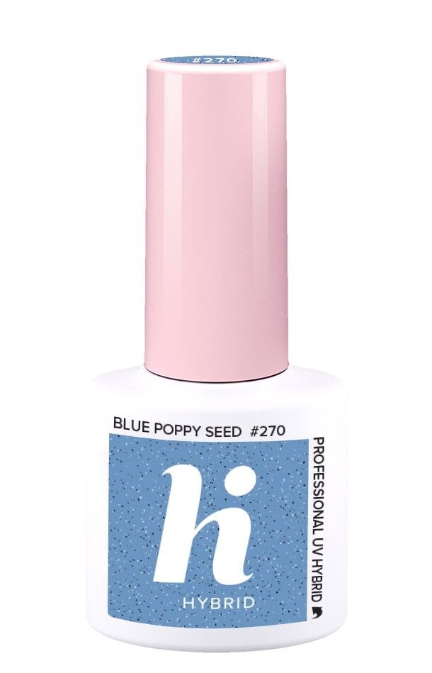 Hi Hybrid гибридный лак для ногтей, 270 Blue Poppy Seed
Hi Hybrid гибридный лак для ногтей, 270 Blue Poppy Seed