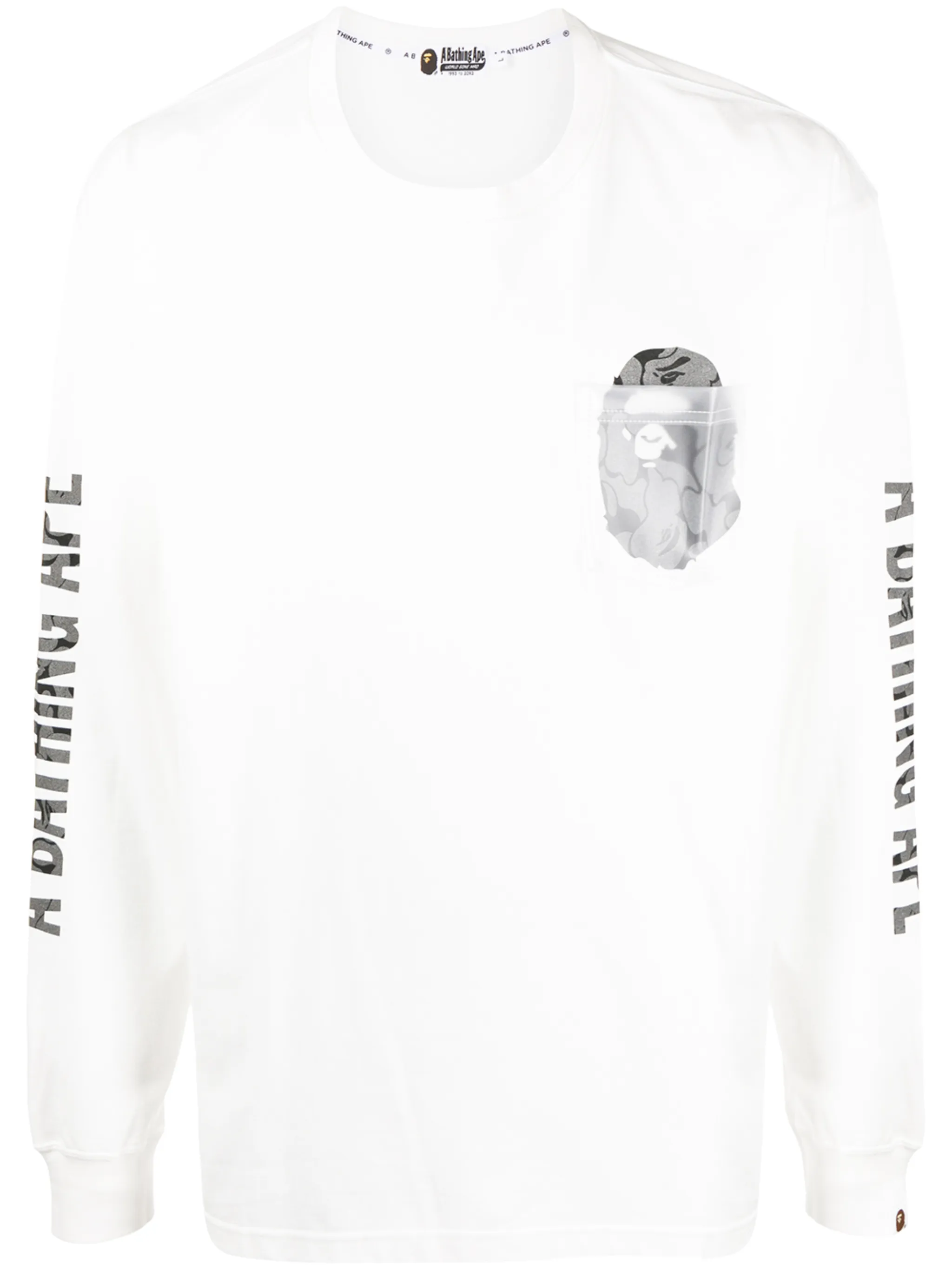 Футболка Ape с карманом A Bathing Ape, белый
Футболка Ape с карманом A Bathing Ape, белый