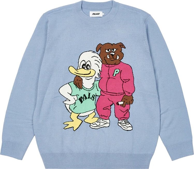 Джемпер Palace Dog And Duck Knit 'Blue', синий
Джемпер Palace Dog And Duck Knit 'Blue', синий