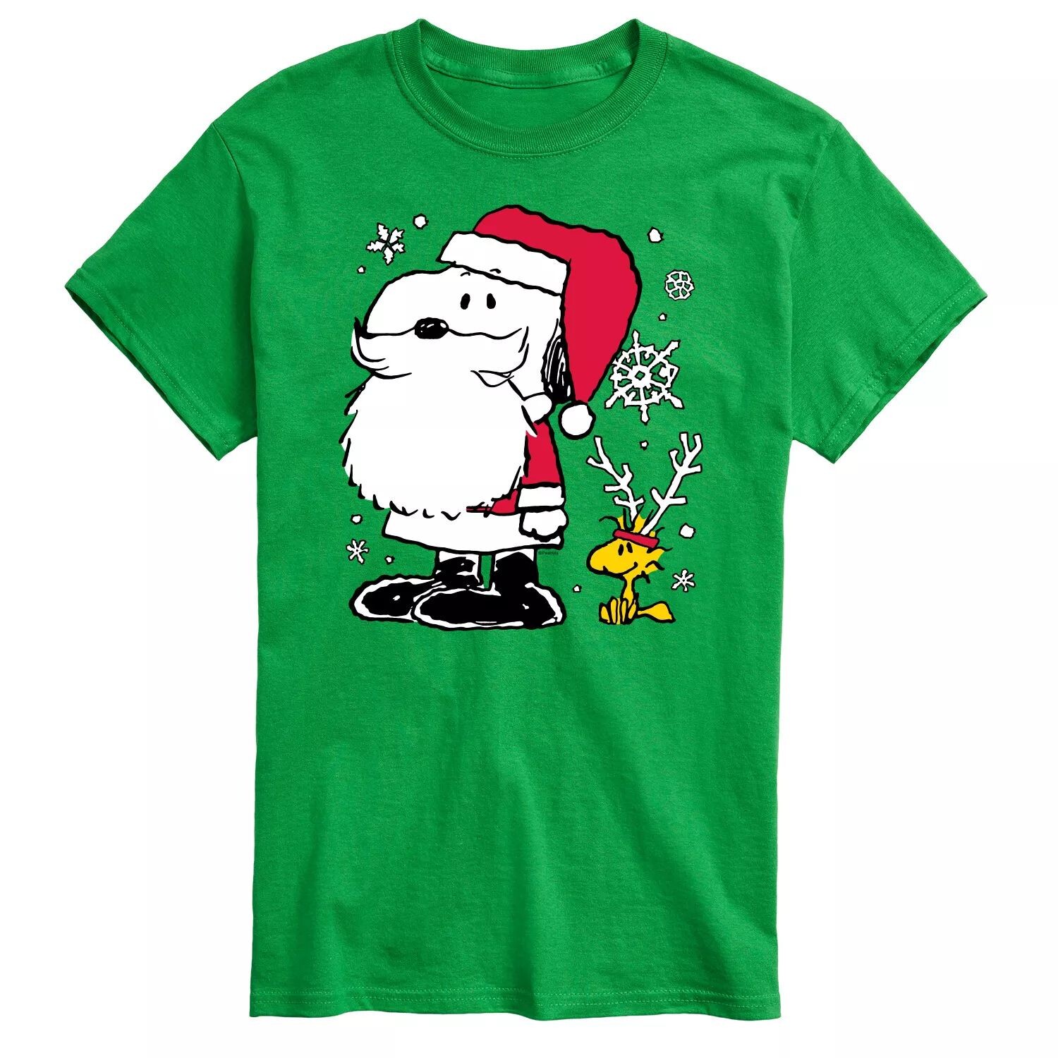 Футболка Big & Tall Peanuts Santa Reindeer License, зеленый
Футболка Big & Tall Peanuts Santa Reindeer License, зеленый