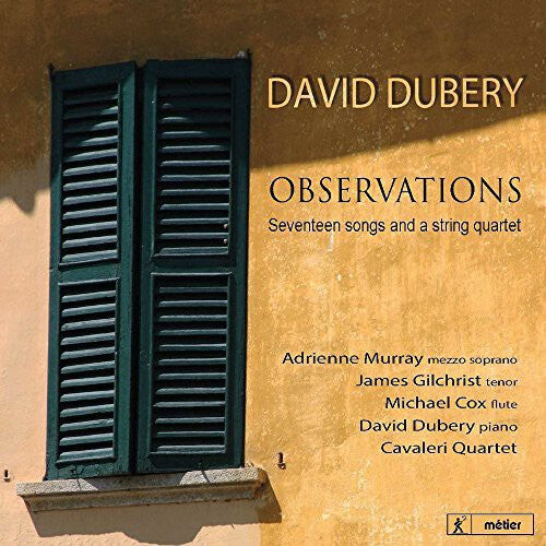 CD диск Dubery: Observations-17 Songs & a STR QRT
CD диск Dubery: Observations-17 Songs & a STR QRT