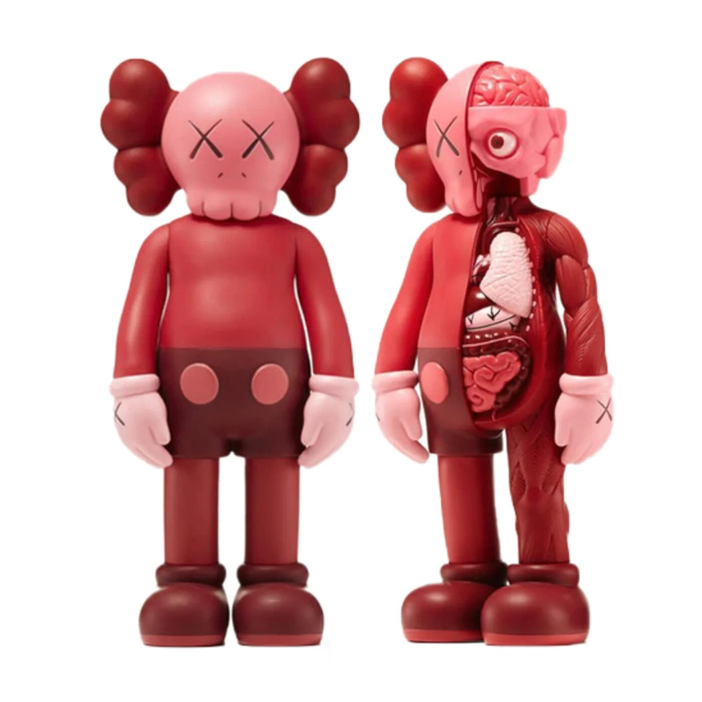 Набор виниловых фигурок Kaws Companion Flayed & Companion Open Edition, 2 предмета, красный
Набор виниловых фигурок Kaws Companion Flayed & Companion Open Edition, 2 предмета, красный