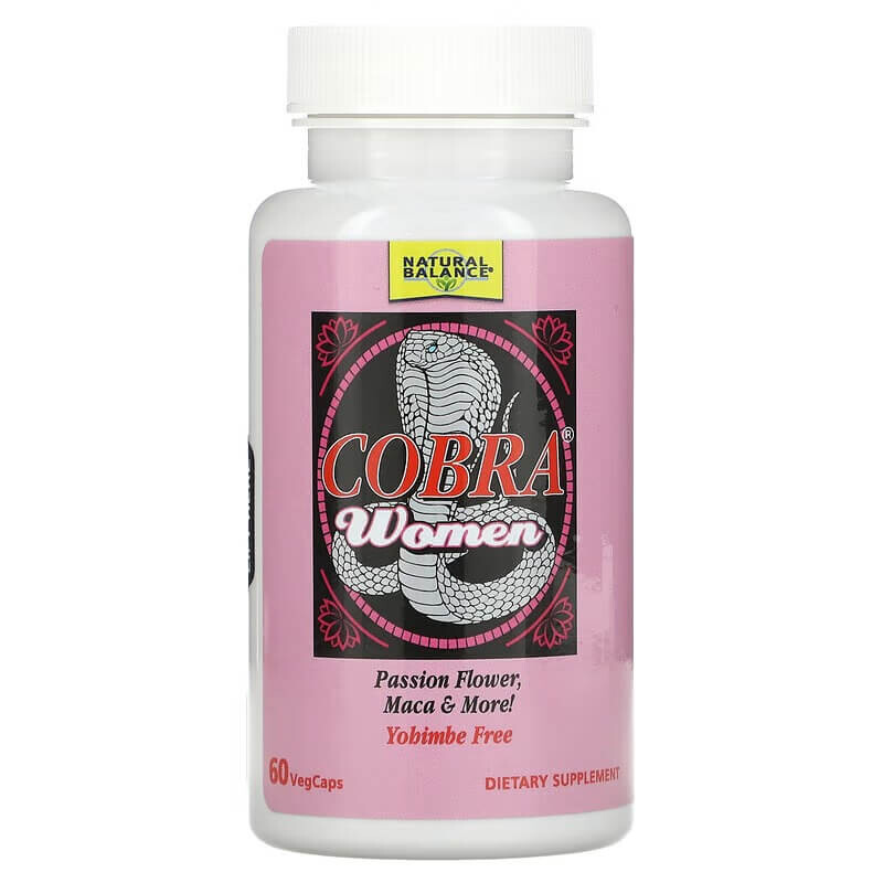 Женская формула Natural Balance Cobra Women, 60 растительных капсул
Женская формула Natural Balance Cobra Women, 60 растительных капсул