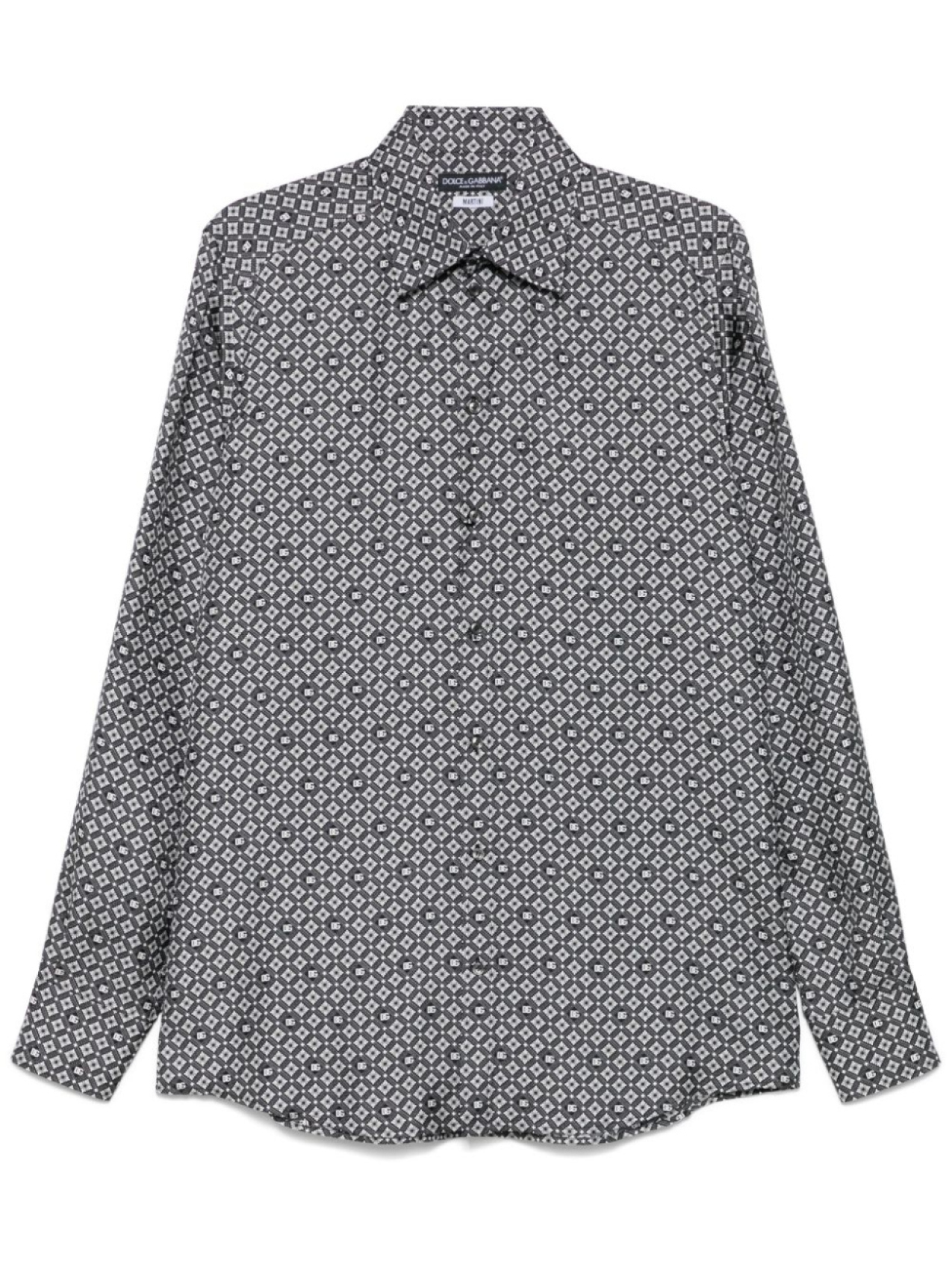Dolce & Gabbana шелковая рубашка с принтом, черный
Dolce & Gabbana шелковая рубашка с принтом, черный